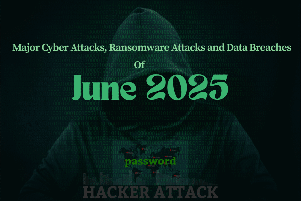 Major Cyber Attacks, Ransomware Attacks and Data Breaches of June 2025