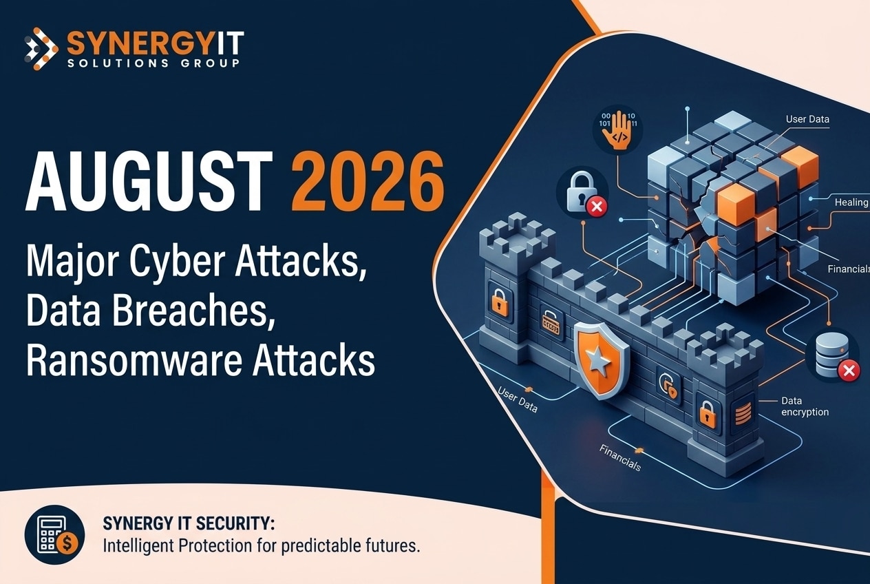 Major Cyber Attacks, Data Breaches, Ransomware Attacks in August 2026